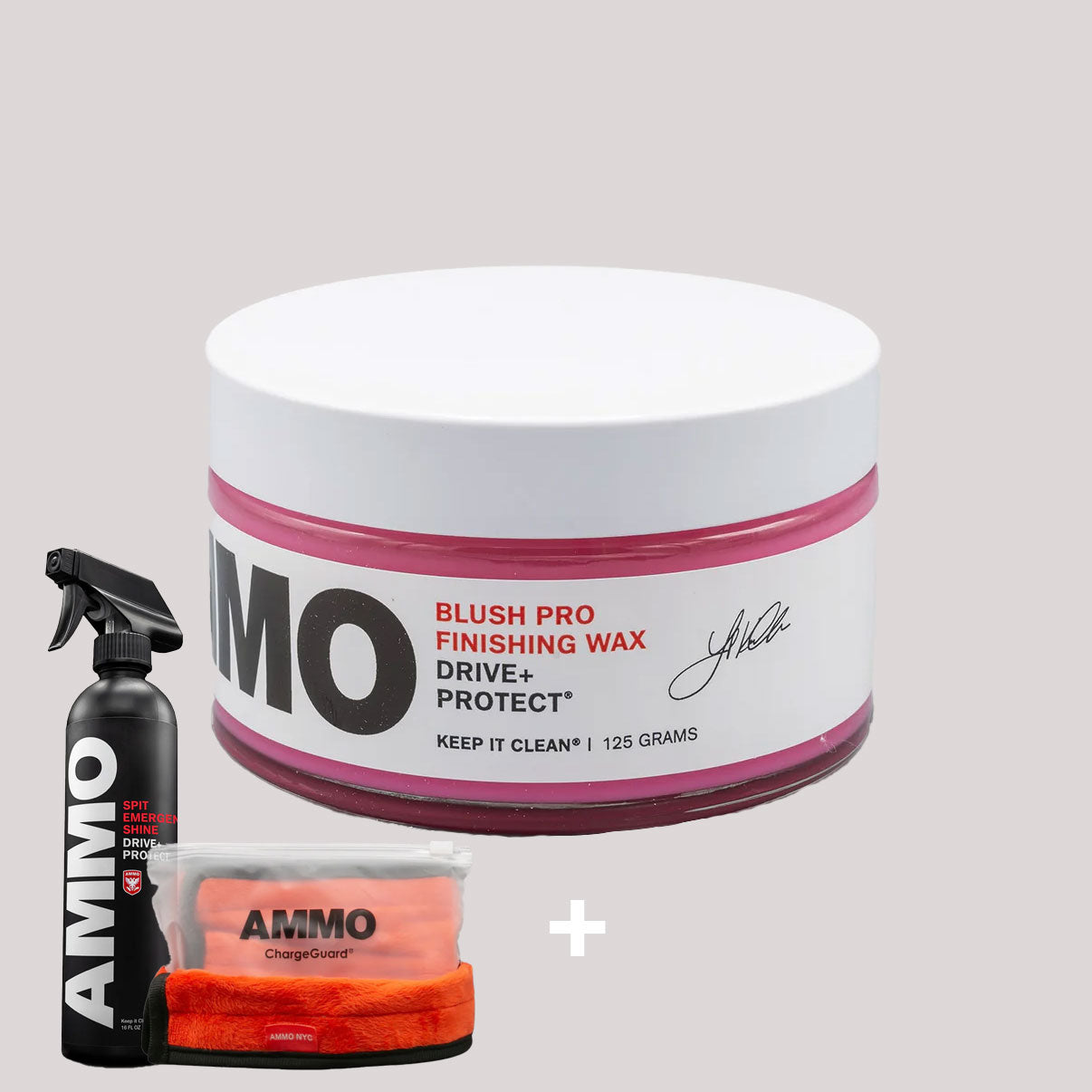 AMMO BLUSH PRO FINISHING WAX + Bonus Spit & Charge Guard